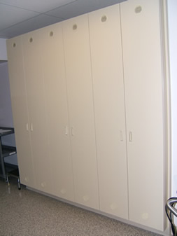 Photo of custom endoscopy storage cabinets